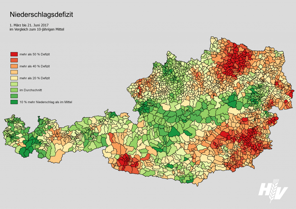 Экономическая карта австрии